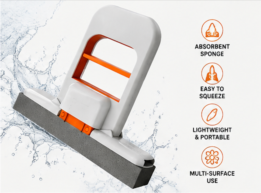 Mini Foldable Mop for Kitchen (Pack of 1)